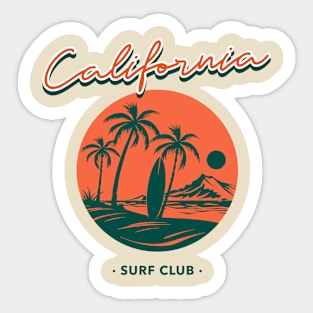 California Surf Club Sticker